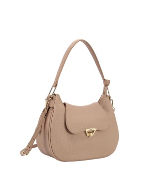  Ynot - Borsa a spalla Hobo in ecopelle con patta tracolla 2