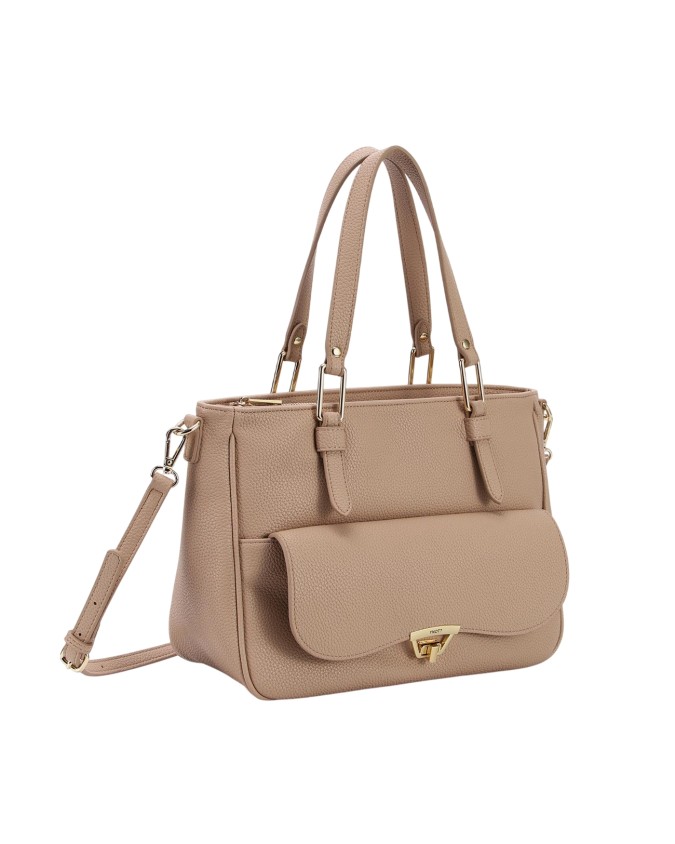  Ynot - Borsa a spalla shopping con tasca esterna Harmony