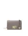  Ynot - Borsa flap bag in ecopelle con spallaccio a catena