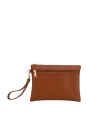 Ynot - Small faux leather clutch with a "Lovers" strap