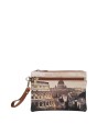 Ynot – Kleine Clutch aus Kunstleder mit Stadtmotiv, Yesbag