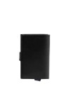 Piquadro x Ducati - Leather and Metal Credit Card Holder with Button