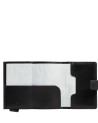 Piquadro x Ducati - Leather and Metal Credit Card Holder with Button