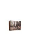 Ynot – Women's faux leather wallet with city print and flap by Yesbag