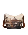 Ynot – Beuteltasche aus Kunstleder, Größe L, mit Stadtmotiv, Yesbag