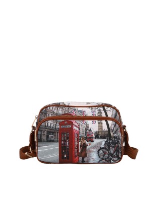  Ynot - Borsa a tracolla reporter big in ecopelle stampa città