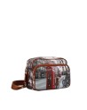 Ynot – Große Reporter-Umhängetasche aus Kunstleder mit Città-Print von Yesbag