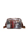 Ynot – Große Reporter-Umhängetasche aus Kunstleder mit Città-Print von Yesbag
