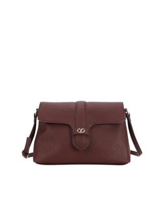 Ynot – Posttasche aus Kunstleder mit Klappe Zoe
