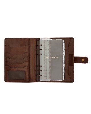 The Bridge - Men's leather planner with refillable... 2