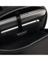 The Bridge - Story men's 15'' laptop backpack with double zipper, made of leather
