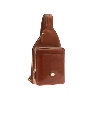 The Bridge - Einseitiger Herrenrucksack aus Leder mit...