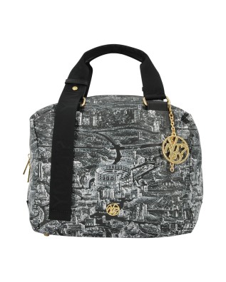  Ynot - Borsa bauletto in pvc fantasia città Gum