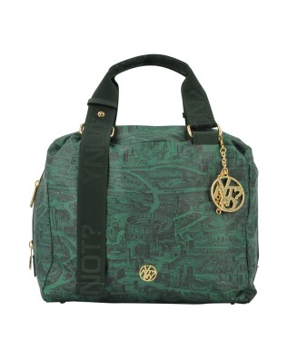  Ynot - Borsa bauletto in pvc fantasia città Gum 2