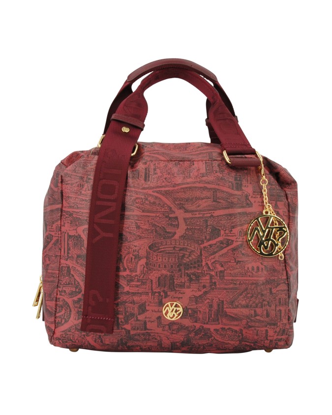  Ynot - Borsa bauletto in pvc fantasia città Gum