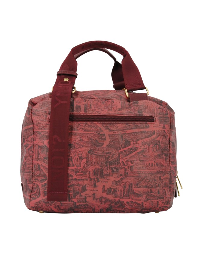  Ynot - Borsa bauletto in pvc fantasia città Gum