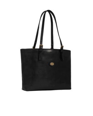 The Bridge – Shopper Story-Damentasche aus Leder - Schwarz
