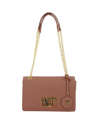 Ynot – Flap-Bag aus Kunstleder mit Kettenriemen Lovers -...