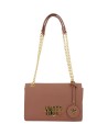  Ynot - Borsa flap bag in ecopelle con spallaccio a catena
