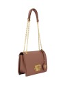 Ynot - Borsa flap bag in ecopelle con spallaccio a catena