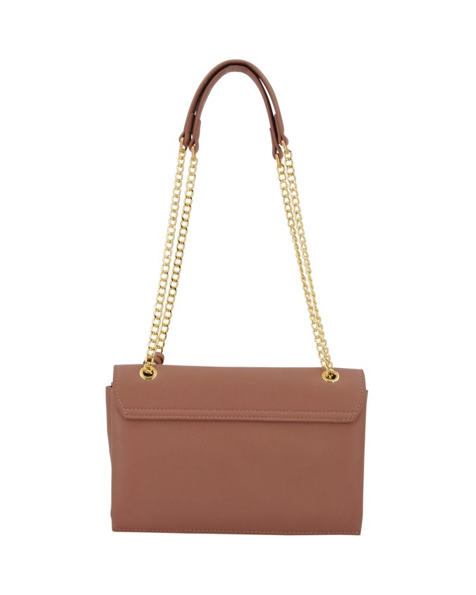  Ynot - Borsa flap bag in ecopelle con spallaccio a catena