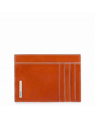 Portacarte Piquadro In Pelle Di Vitello Blu – Dimensioni 7,5x10x1 Cm, Semplice Ed Elegante