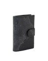 Alviero Martini Prima Classe – Automatischer Visitenkartenhalter aus Stoff in der Farbe Geo Black