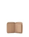 Alviero Martini Prima Classe - Small Zip-Around Wallet in Geo White Fabric