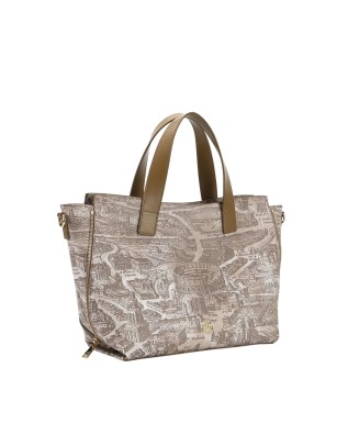  Ynot - Tote bag large in ecopelle con manici corti Aeterna 2