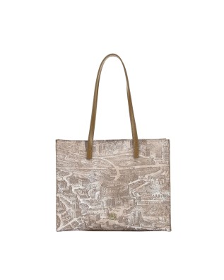  Ynot - Borsa shopping squadrata in ecopelle Aeterna
