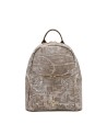 Ynot - Faux Leather Backpack with External Pocket, Aeterna