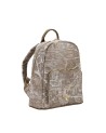 Ynot - Faux Leather Backpack with External Pocket, Aeterna