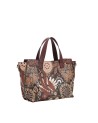 Ynot - Large Ikebana Rigid Faux Leather Tote Bag