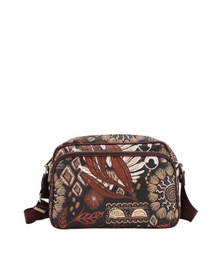  Ynot - Borsa a tracolla reporter in ecopelle con tasca