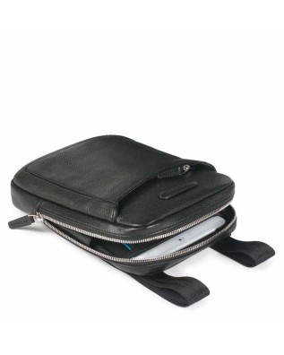 PIQUADRO - Borsello per iPad½ mini in pelle nero - Nero - 2
