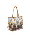 Ynot - Shopping bag in pvc con stampa Yesbag