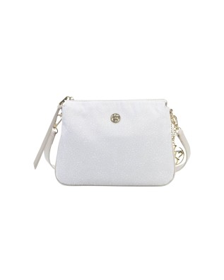  Ynot - Borsa Donna a tracolla 3 scomparti Cloud