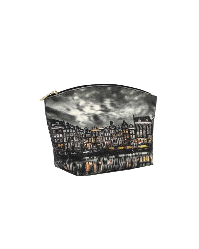  Ynot - Beauty Case Donna stondato stampa city Yesbag