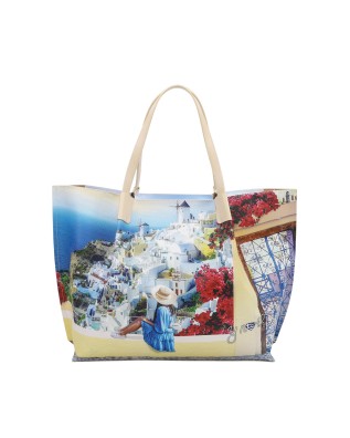  Ynot - Borsa shopping in ecopelle large Yesbag