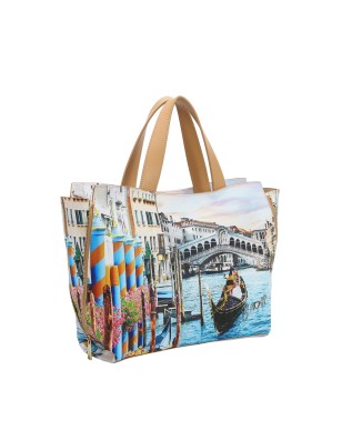  Ynot - Borsa Tote bag large in ecopelle Yesbag 2