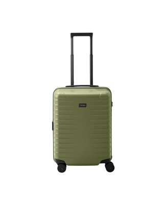 Titan - Slim 55 cm Polycarbonate 4-Wheel Cabin Trolley...