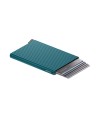  Secrid - Porta carte di credito in alluminio Fluted Plus