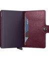 Secrid - Original-Mini-Geldbörse aus Leder und Aluminium