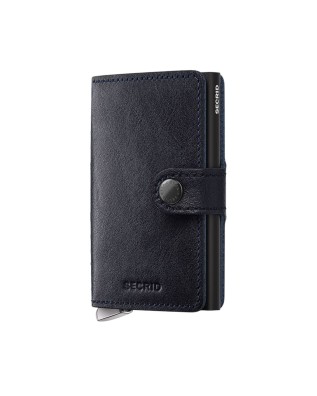  Secrid - Portafoglio piccolo in pelle e alluminio Miniwallet