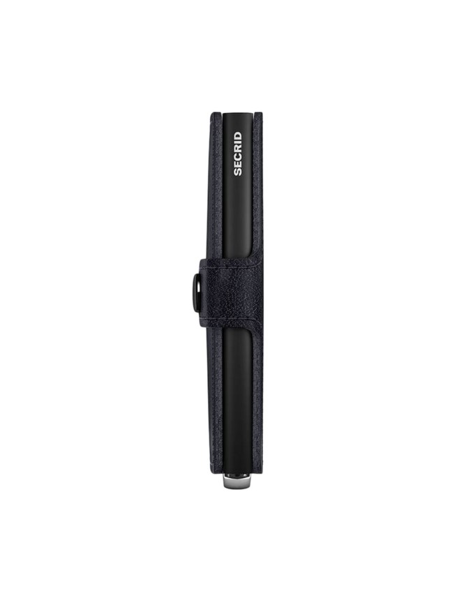  Secrid - Portafoglio piccolo in pelle e alluminio Miniwallet