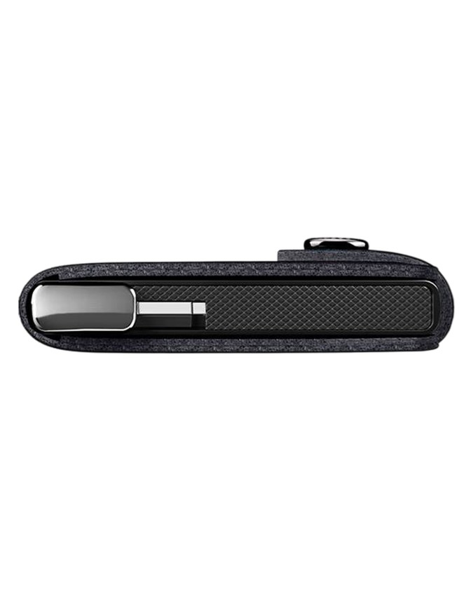  Secrid - Portafoglio piccolo in pelle e alluminio Miniwallet