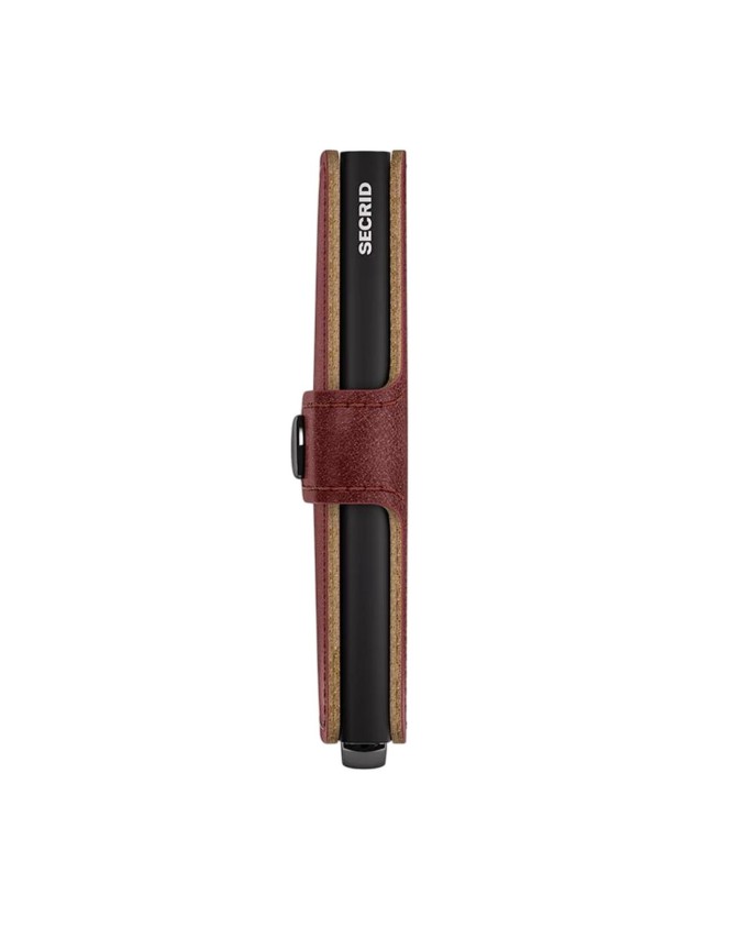  Secrid - Portafoglio piccolo in pelle e alluminio Miniwallet