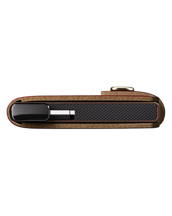  Secrid - Portafoglio piccolo in pelle e alluminio Miniwallet