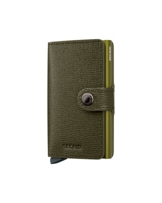  Secrid - Miniwallet in pelle e alluminio Crisple