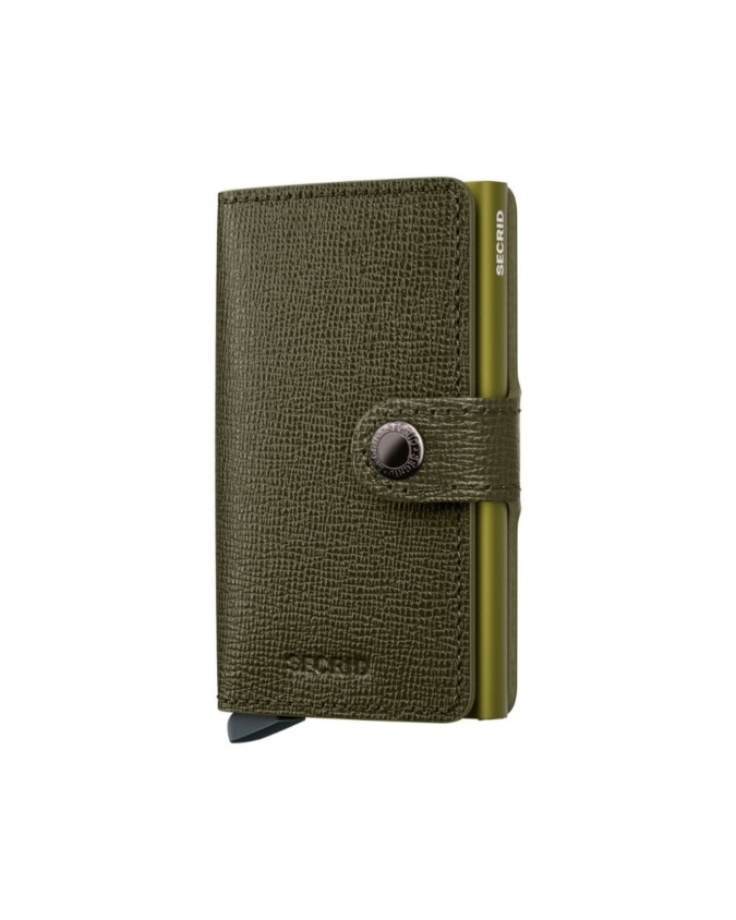  Secrid - Miniwallet in pelle e alluminio Crisple